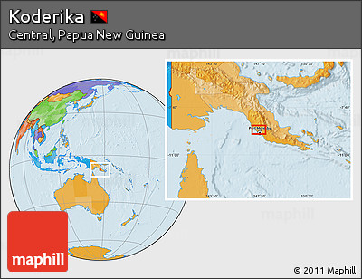 Political Location Map of Koderika