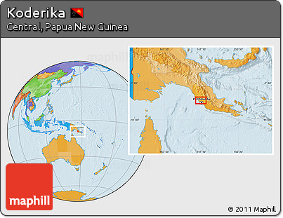 Political Location Map of Koderika
