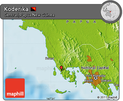 Physical Map of Koderika