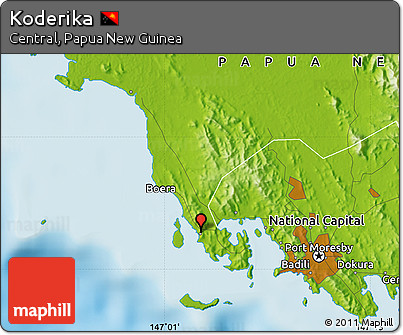 Physical Map of Koderika
