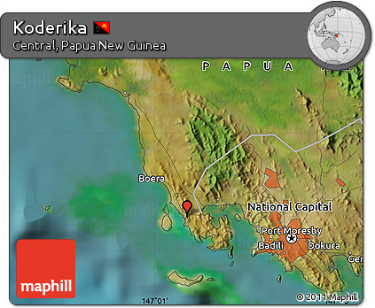 Satellite Map of Koderika