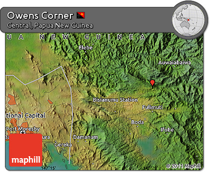 Satellite Map of Owens Corner
