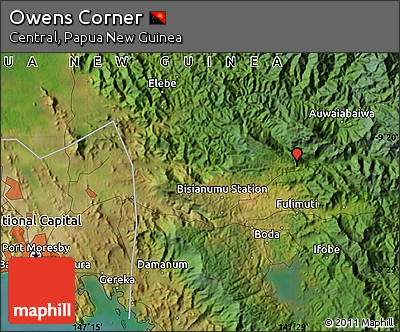 Satellite Map of Owens Corner