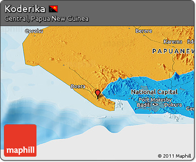 Political Panoramic Map of Koderika