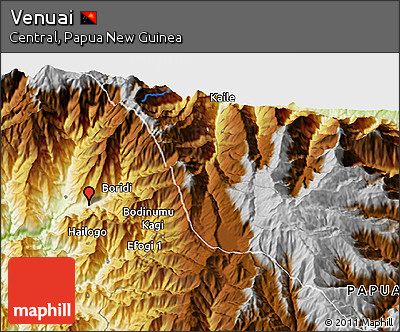 Physical 3D Map of Venuai