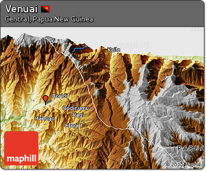 Physical 3D Map of Venuai