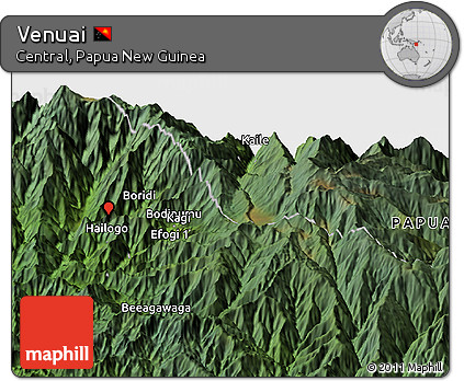 Satellite Panoramic Map of Venuai