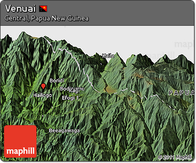 Satellite Panoramic Map of Venuai