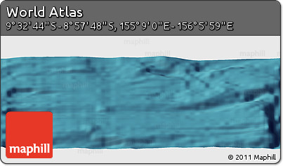 Satellite Panoramic Map of the Area around 9° 15' 16" S, 155° 37' 30" E