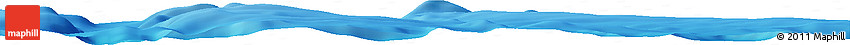 Shaded Relief Horizon Map of the Area around 9° 15' 16" S, 156° 28' 29" E