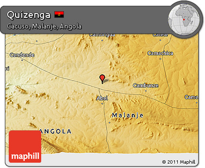 Physical 3D Map of Quizenga