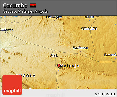 Physical 3D Map of Cacumbe