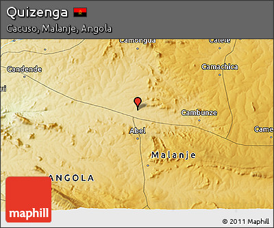 Physical 3D Map of Quizenga