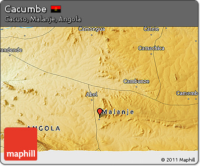 Physical 3D Map of Cacumbe