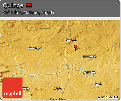 Physical 3D Map of Quinge