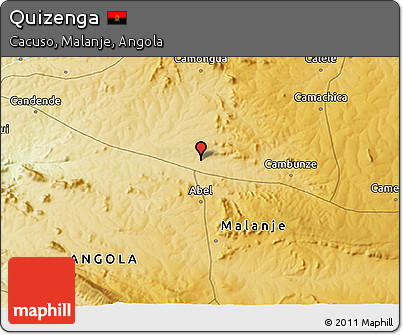 Physical 3D Map of Quizenga