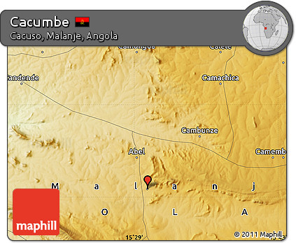 Physical Map of Cacumbe
