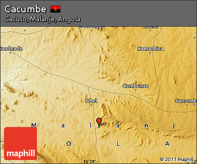 Physical Map of Cacumbe