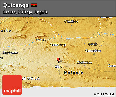 Physical Panoramic Map of Quizenga