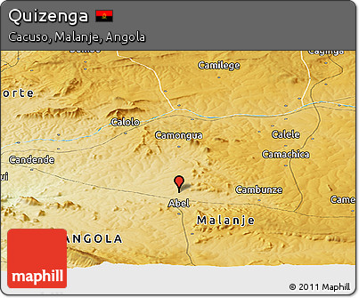 Physical Panoramic Map of Quizenga