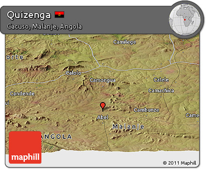 Satellite Panoramic Map of Quizenga