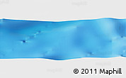 Physical Panoramic Map of the area around 9° 15' 16" S, 15° 13' 29" W