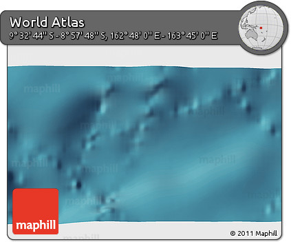 Satellite 3D Map of the Area around 9° 15' 16" S, 163° 16' 30" E