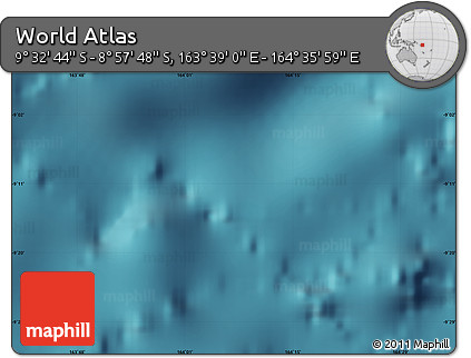 Satellite Map of the Area around 9° 15' 16" S, 164° 7' 30" E