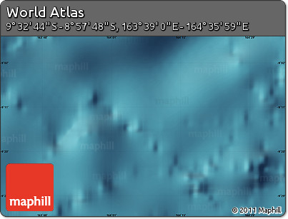 Satellite Map of the Area around 9° 15' 16" S, 164° 7' 30" E