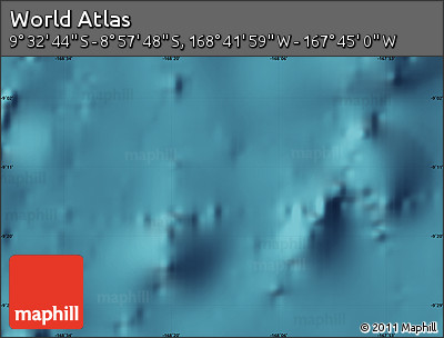 Satellite Map of the Area around 9° 15' 16" S, 168° 13' 29" W