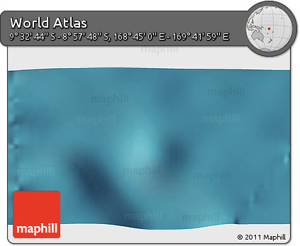 Satellite 3D Map of the Area around 9° 15' 16" S, 169° 13' 29" E