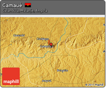 Physical 3D Map of Camaué