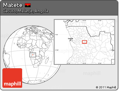 Blank Location Map of Matete