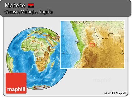 Physical Location Map of Matete