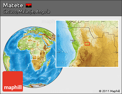 Physical Location Map of Matete