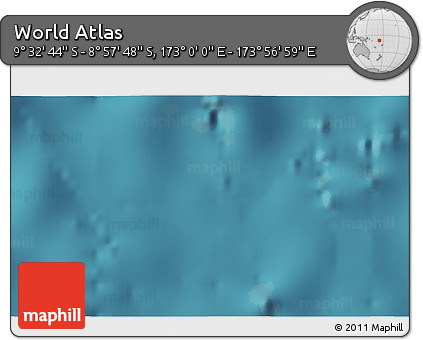 Satellite 3D Map of the Area around 9° 15' 16" S, 173° 28' 29" E