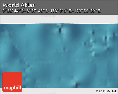 Satellite 3D Map of the Area around 9° 15' 16" S, 173° 28' 29" E