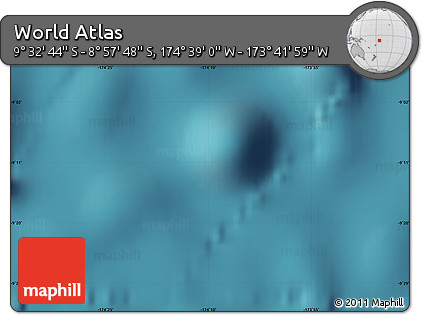 Satellite Map of the Area around 9° 15' 16" S, 174° 10' 30" W