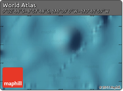 Satellite Map of the Area around 9° 15' 16" S, 174° 10' 30" W