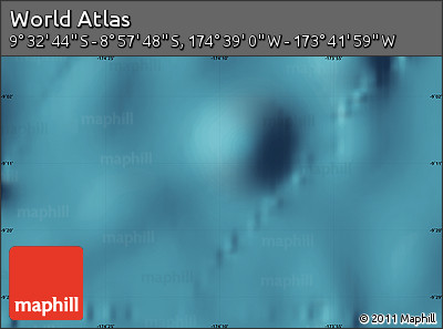 Satellite Map of the Area around 9° 15' 16" S, 174° 10' 30" W