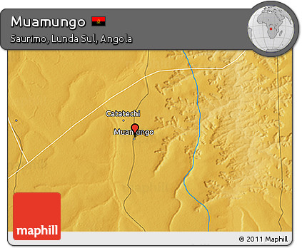 Physical 3D Map of Muamungo