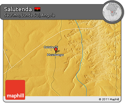 Physical 3D Map of Salutenda