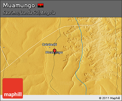 Physical 3D Map of Muamungo