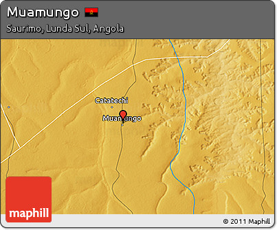 Physical 3D Map of Muamungo