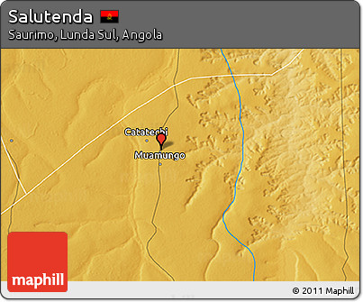 Physical 3D Map of Salutenda