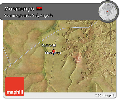 Satellite 3D Map of Muamungo