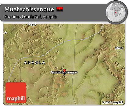 Satellite 3D Map of Muatechissengue
