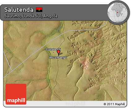 Satellite 3D Map of Salutenda
