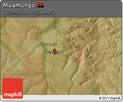 Satellite 3D Map of Muamungo