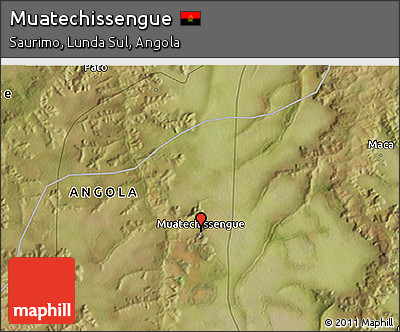 Satellite 3D Map of Muatechissengue